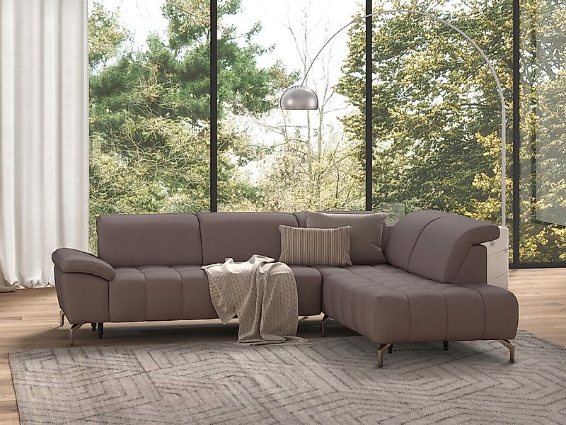 sit&more Ecksofa »Cool L-Form«, wahlweise mit Kopfteilverstellung und Vorzi günstig online kaufen