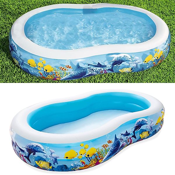 BESTWAY Pool Family Sea Ground Swimmingpool günstig online kaufen