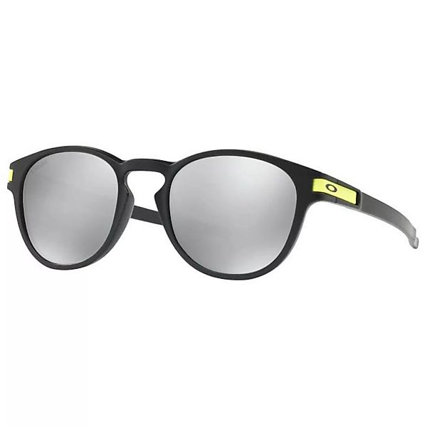 Oakley Latch Valentino Rossi Sonnenbrille Chrome Iridium/CAT 3 Matte Black günstig online kaufen