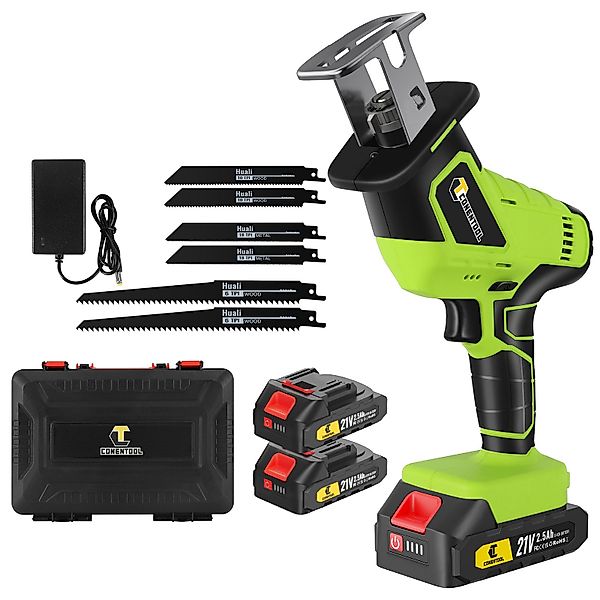 CONENTOOL Akku-Säbelsäge 21V, mit 2.5Ah Akku günstig online kaufen