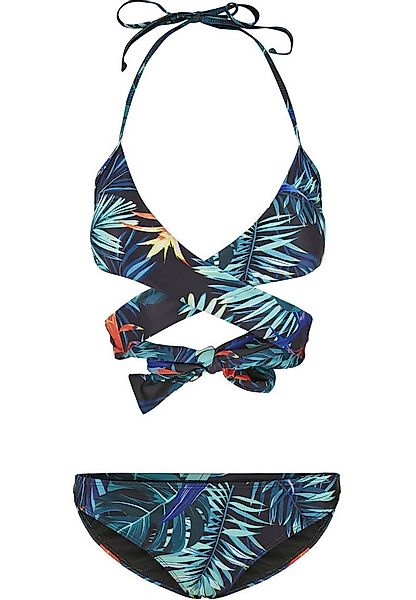 URBAN CLASSICS Bügel-Tankini Urban Classics Damen Ladies Draped Pattern Bik günstig online kaufen