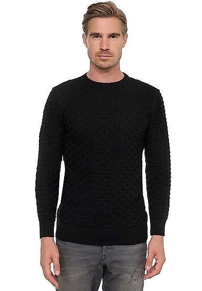 Rusty Neal Strickpullover mit modernem Strickmuster günstig online kaufen
