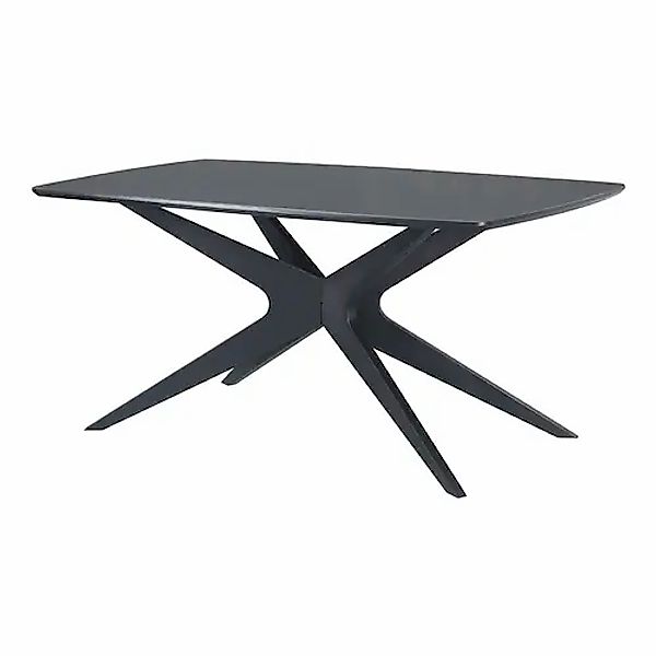 OTTO home Esstisch »Dakona«, Tischplatte mit Holzstruktur, schwarze Metallb günstig online kaufen