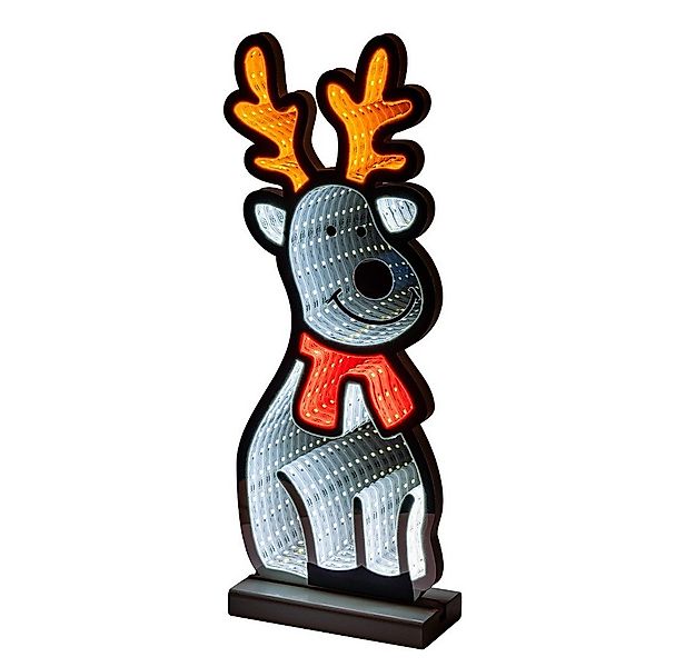 Star-Max LED Fensterbild 36031 LED-Elch mit Schal und Infinity Effekt 153 S günstig online kaufen