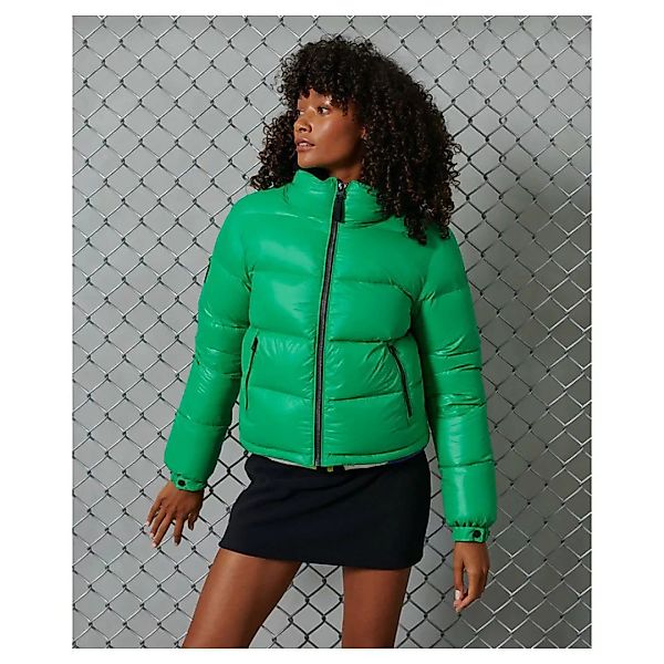 Superdry Luxe Alpine Down Padded Jacke L Bright Green günstig online kaufen