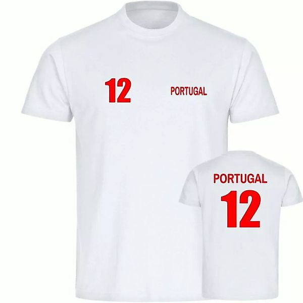 multifanshop T-Shirt Herren Portugal - Trikot 12 - Männer günstig online kaufen