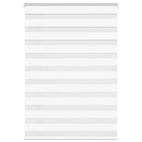 vidaXL Doppelrollo Weiß 110x100 cm Stoffbreite 105,9 cm Polyester 4014731 günstig online kaufen