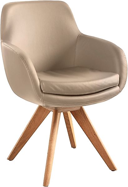 Musterring Esszimmerstuhl »Tavia« (Set) 2 Stk.Stativgestell Eiche Bianco, D günstig online kaufen