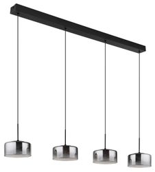 GLOBO LIGHTING LED Pendelleuchte BELINDA, 4-flammig, günstig online kaufen