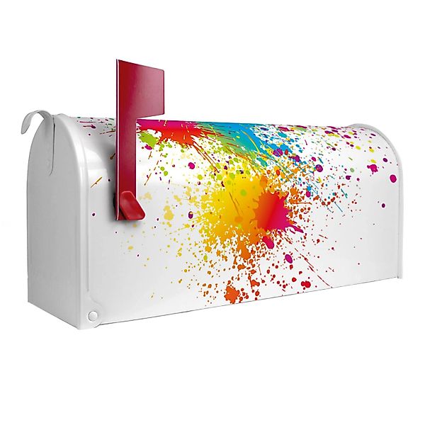 Banjado Amerikanischer Briefkasten Weiß 48x22x16cm US Mailbox Letterbox Pos günstig online kaufen