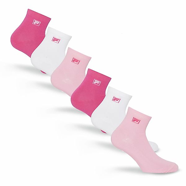 Fila Kurzsocken "UNISEX QUARTER PLAIN SOCKS" 6 Paar, mit Logo-Schriftzug günstig online kaufen