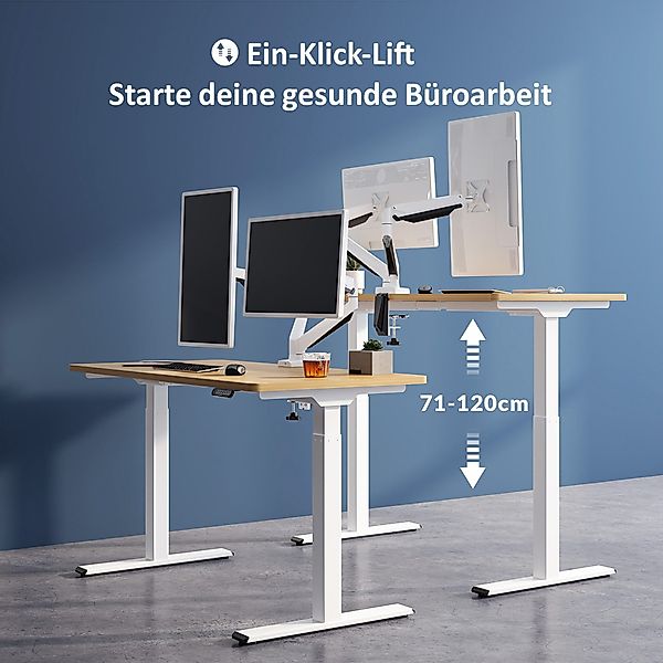 ERGOFINO Schreibtisch DT20 (höhenverstellbares Tischgestell), Elektrisch günstig online kaufen