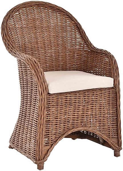 Krines Home Esszimmersessel Rattansessel Esszimmerstuhl mit günstig online kaufen