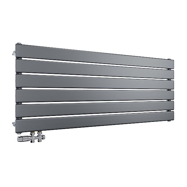 SONNI Heizkörper Heizkörper Wasserbeheizte Heizkörper,Breite 1200mm,Schwarz günstig online kaufen