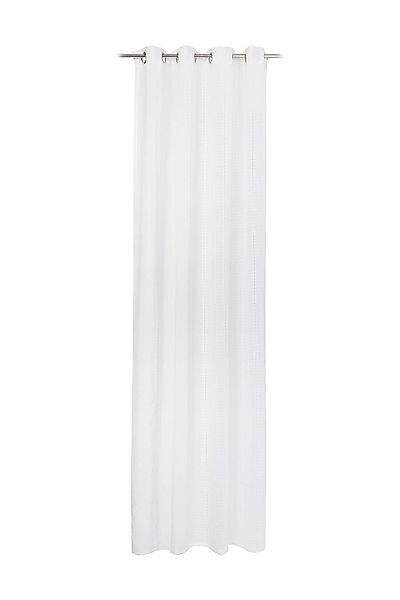 Gözze Vorhang Ösenschal, Polyester, Weiß, 140 günstig online kaufen