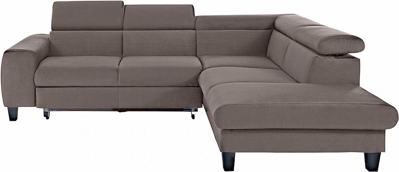 COTTA Ecksofa "Morven L-Form mit Kopfteilverstellung", wahlweise mit Bettfu günstig online kaufen