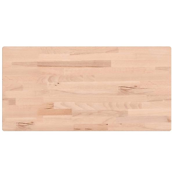 vidaXL Waschtischplatte 100x50x1,5 cm Massivholz Buche Modelll 1 günstig online kaufen