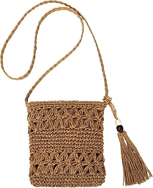 LuxusKollektion Strandtasche Strohtasche Damen Stroh Umhängetasche günstig online kaufen