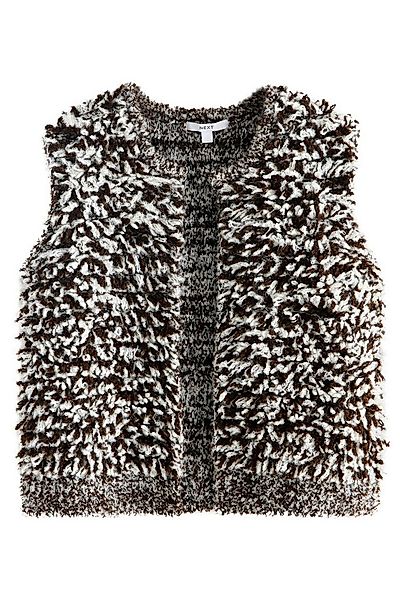 Next Strickpullover Ärmellose Weste mit Schlaufenstrick (1-tlg) günstig online kaufen