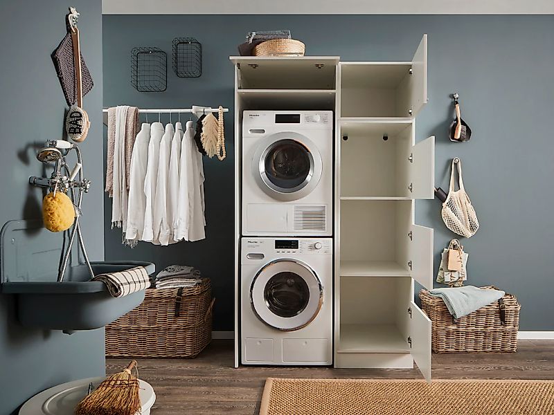Laundreezy Mehrzweckschrank-Set LAUNDREEZY LDLK1, Breite 117,5 günstig online kaufen