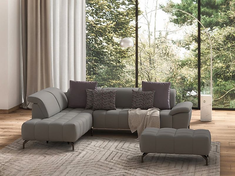 sit&more Ecksofa »Cool L-Form«, wahlweise mit Kopfteilverstellung und Vorzi günstig online kaufen