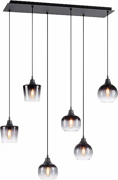 JUST LIGHT Pendelleuchte »ZEA«, 6 flammig, Leuchtmittel E14   ohne Leuchtmi günstig online kaufen
