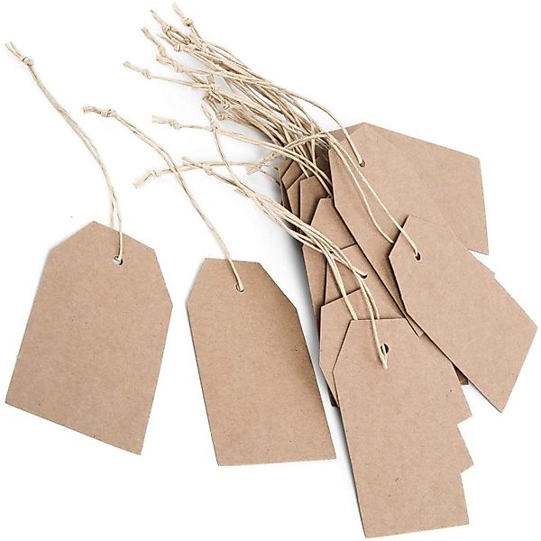 Logbuch-Verlag Dekofigur 25 Papieranhänger Kraftpapier - günstig online kaufen