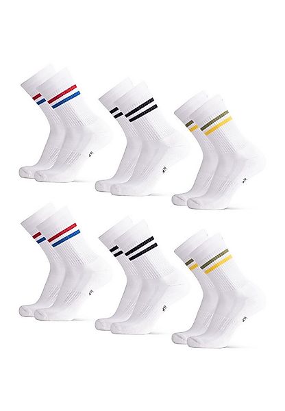DANISH ENDURANCE Basicsocken Tennis Crew 6 Paar Baumwolle Tennissocken – Be günstig online kaufen