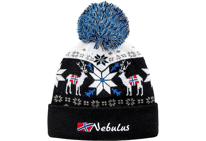 Nebulus Mütze & Schal INVERNO, P5971 - Unisex, schwarz-weiß, Onesize günstig online kaufen