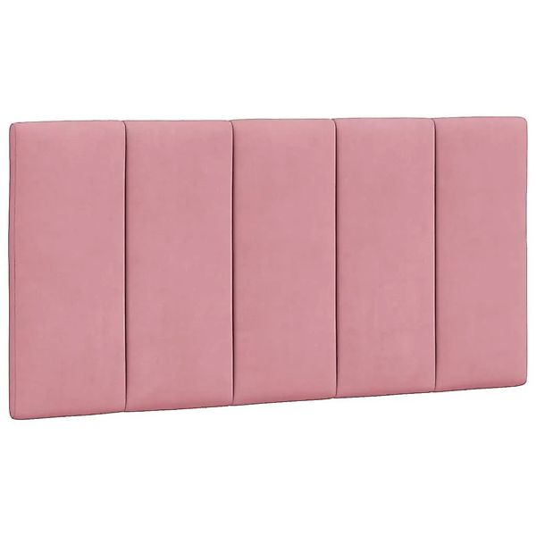 vidaXL Kopfteil-Kissen Hanko Rosa 100 cm Samt 374660 günstig online kaufen