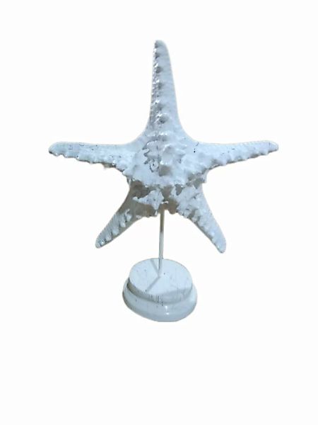 Skulptur Stern Weiß Marmoroptik günstig online kaufen