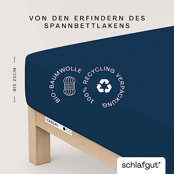 Schlafgut Spannbettlaken CASUAL u.a. in Gr. günstig online kaufen