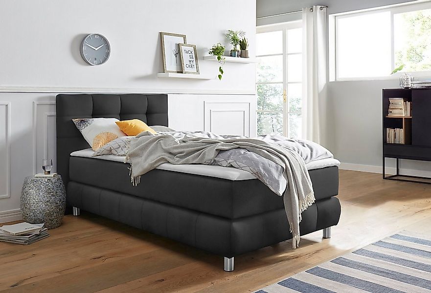 andas Boxspringbett "Salo", incl. Topper, 6 Breiten, 2 Härtegrade, TFK auch günstig online kaufen