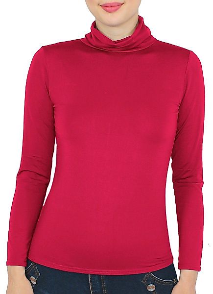 dy_mode Rollkragenshirt Damen Rollkragen Thermo Shirt günstig online kaufen