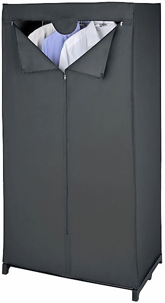 WENKO Stoffschrank "Modell Deep Black", mit Kleiderstange & Reißverschluss, günstig online kaufen