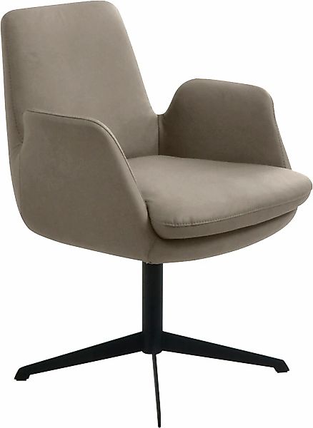 K+W Komfort & Wohnen Drehstuhl "Cube" () Rückholfunktion, Untergestell schw günstig online kaufen