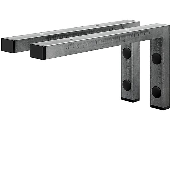 HOLZBRINK Wandregalhalter Wandkonsole L-Form, 2-tlg. SET, günstig online kaufen