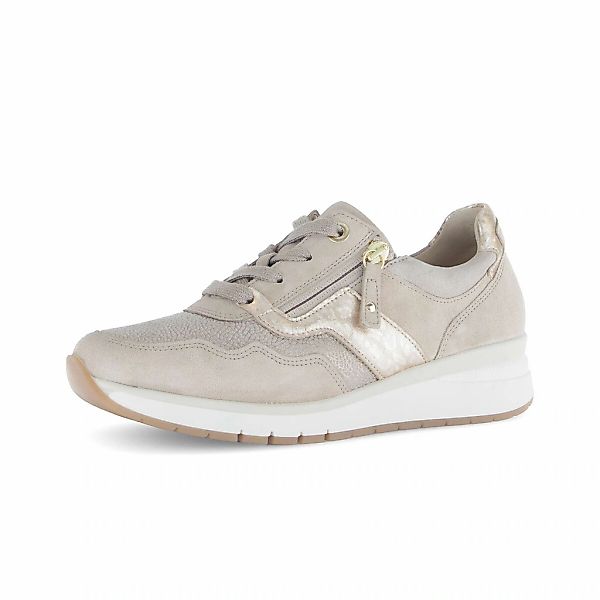 Gabor Sneaker "Sneaker low Materialmix Leder/Lederimitat" günstig online kaufen