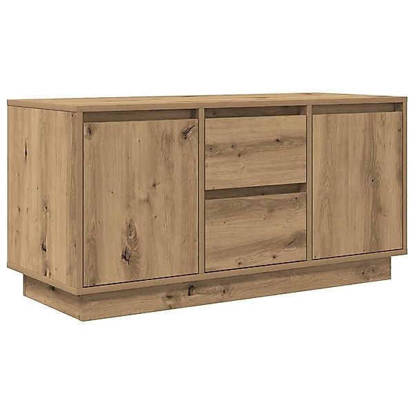 vidaXL TV-Schrank mit LED-Leuchten Artisan-Eiche 100x41x50 cm 861417 günstig online kaufen