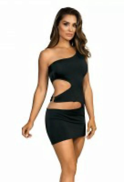 Schwarzes Kleid mit Cutouts günstig online kaufen
