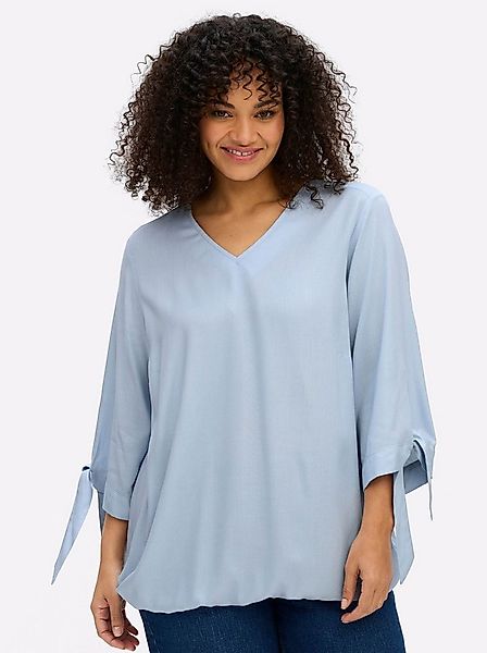 Sheego Klassische Bluse Tunika 3/4-Arm günstig online kaufen