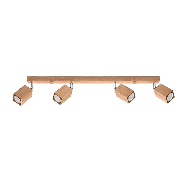 SOLLUX lighting Deckenleuchte »KEKE«, 4 flammig, Leuchtmittel GU10   ohne L günstig online kaufen