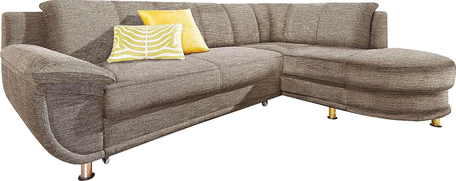 TRENDMANUFAKTUR Ecksofa »Rondo, zeitlos und elegant, bequem, L-Form«, wahlw günstig online kaufen