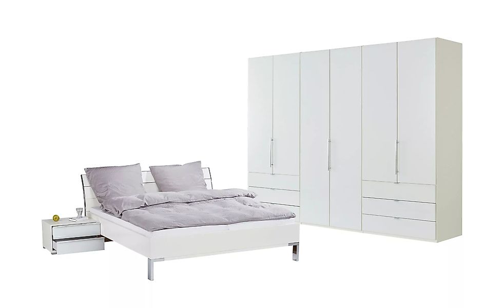 Komplett-Schlafzimmer 4-tlg. - weiß - Komplett-Schlafzimmer - Möbel Kraft günstig online kaufen