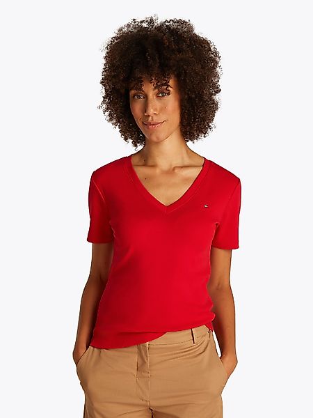 Tommy Hilfiger T-Shirt "CODY V-NECK SHORT SLEEVE" mit V-Ausschnitt, Baumwol günstig online kaufen
