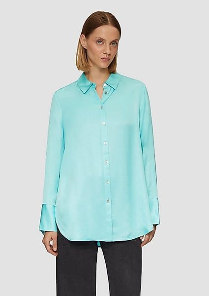 s.Oliver BLACK LABEL Langarmbluse Longbluse aus günstig online kaufen