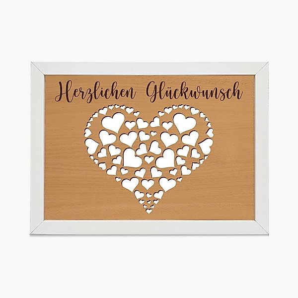Namofactur Holzbild Geldgeschenk im Holzrahmen - günstig online kaufen