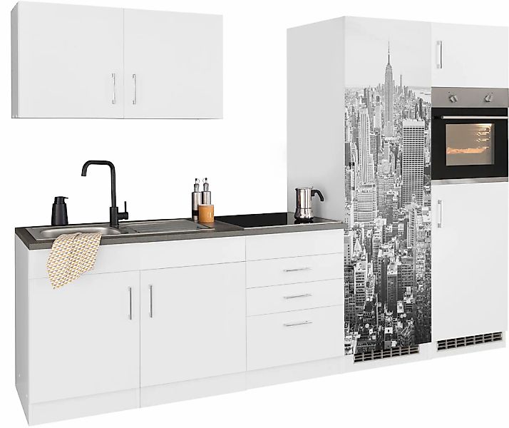KOCHSTATION Küchenzeile "KS-Paris – Küchen mit einzigartigen Fotomotiven au günstig online kaufen