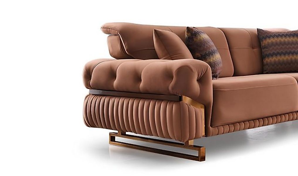 Xlmoebel Sofa Neues Wohnzimmermöbel - Luxuriöses Dreisitzer-Sofa aus, Herge günstig online kaufen