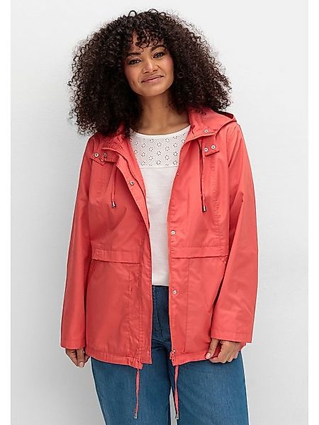 Sheego Outdoorjacke Große Größen mit Kapuze und Stehkragen günstig online kaufen